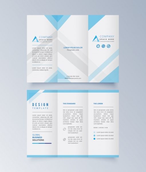 custom bi fold brochures